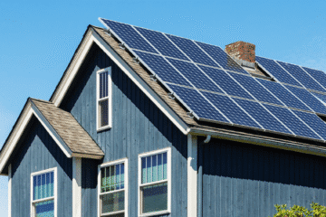 Solar Panels on house